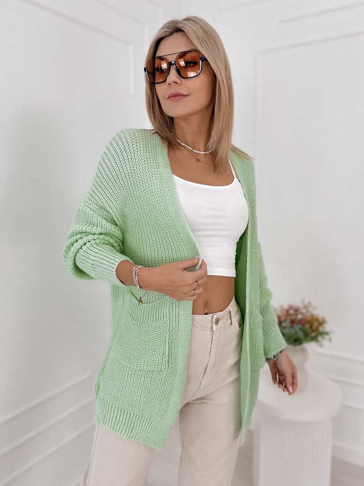 KARDIGAN CLEMENCE PISTACJOWY