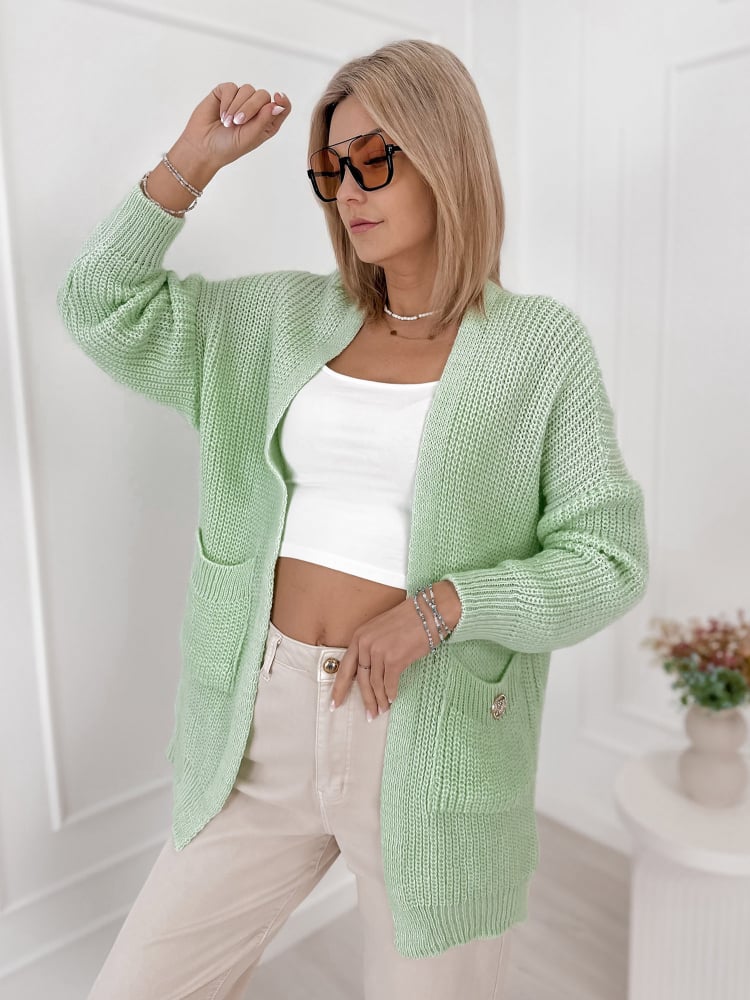 KARDIGAN CLEMENCE PISTACJOWY