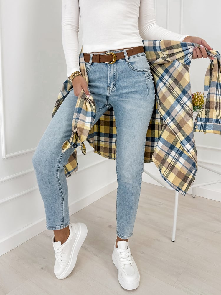 SPODNIE BENNET JEANSOWE