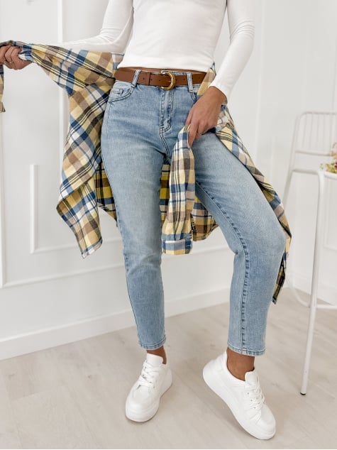 SPODNIE BENNET JEANSOWE