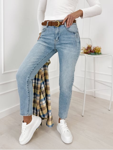 SPODNIE BENNET JEANSOWE