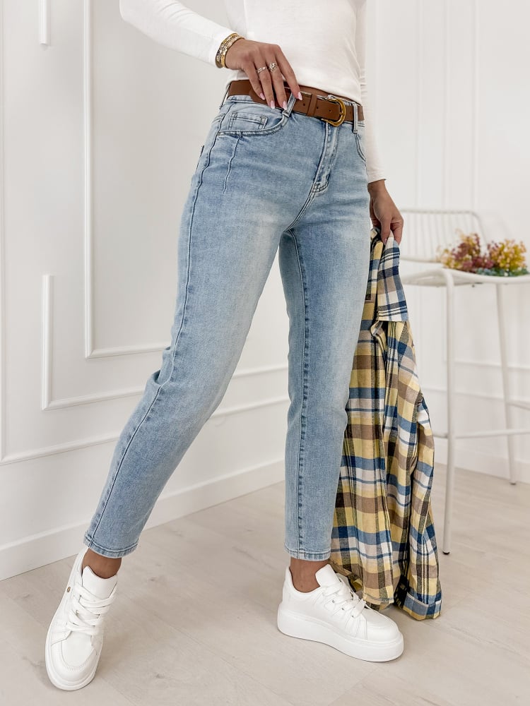 SPODNIE BENNET JEANSOWE