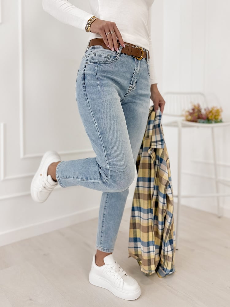 SPODNIE BENNET JEANSOWE