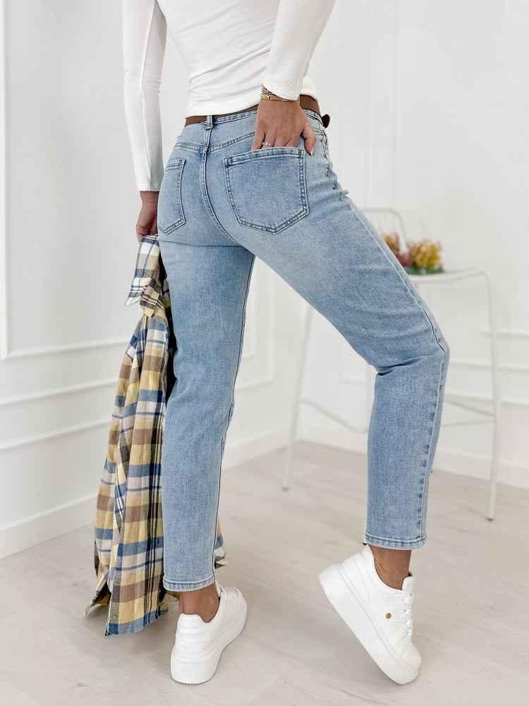 SPODNIE BENNET JEANSOWE