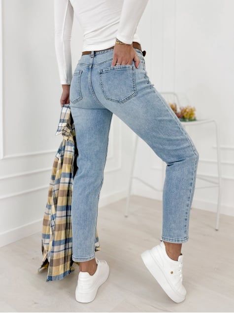 SPODNIE BENNET JEANSOWE