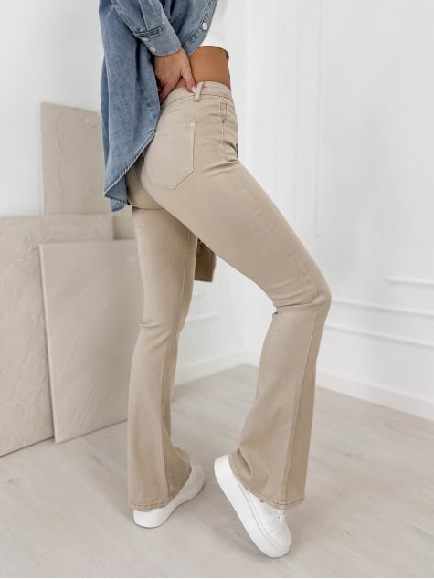 SPODNIE NIMES BEŻOWE