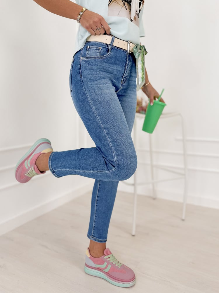 SPODNIE GRANT JEANSOWE