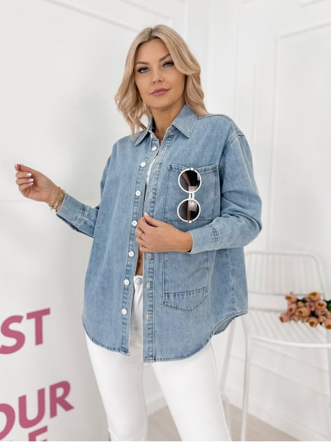 KOSZULA KNOX JEANSOWA