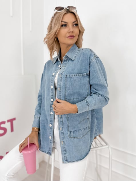 KOSZULA KNOX JEANSOWA