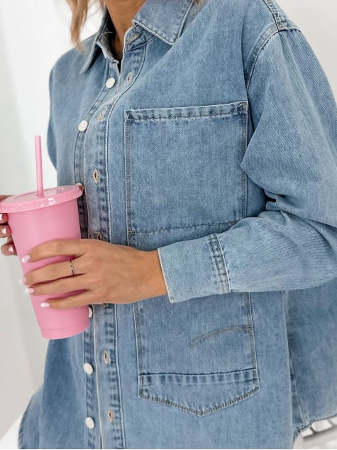 KOSZULA KNOX JEANSOWA