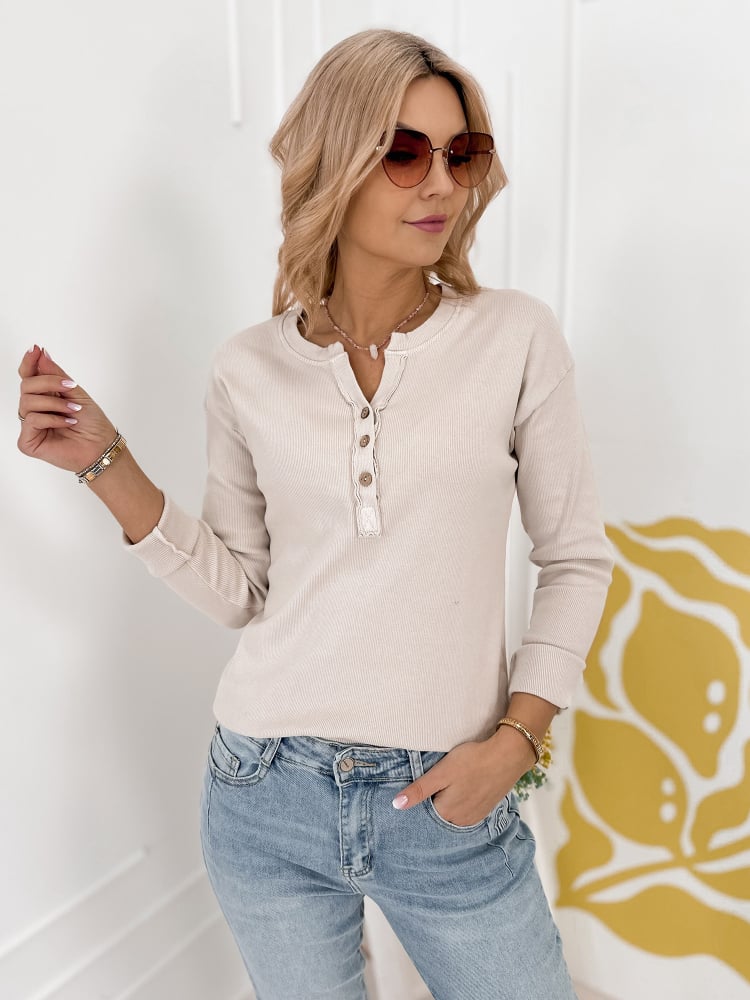 BLUZKA CLARA BEŻOWA