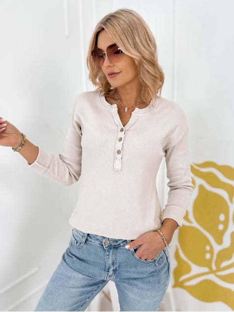 BLUZKA CLARA BEŻOWA