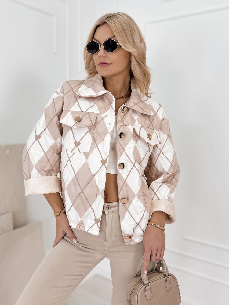 KURTKA ABIGAIL BEŻOWA