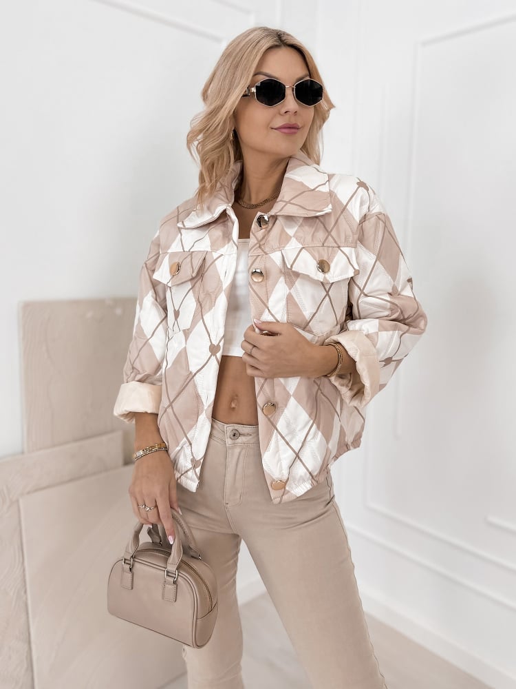 KURTKA ABIGAIL BEŻOWA