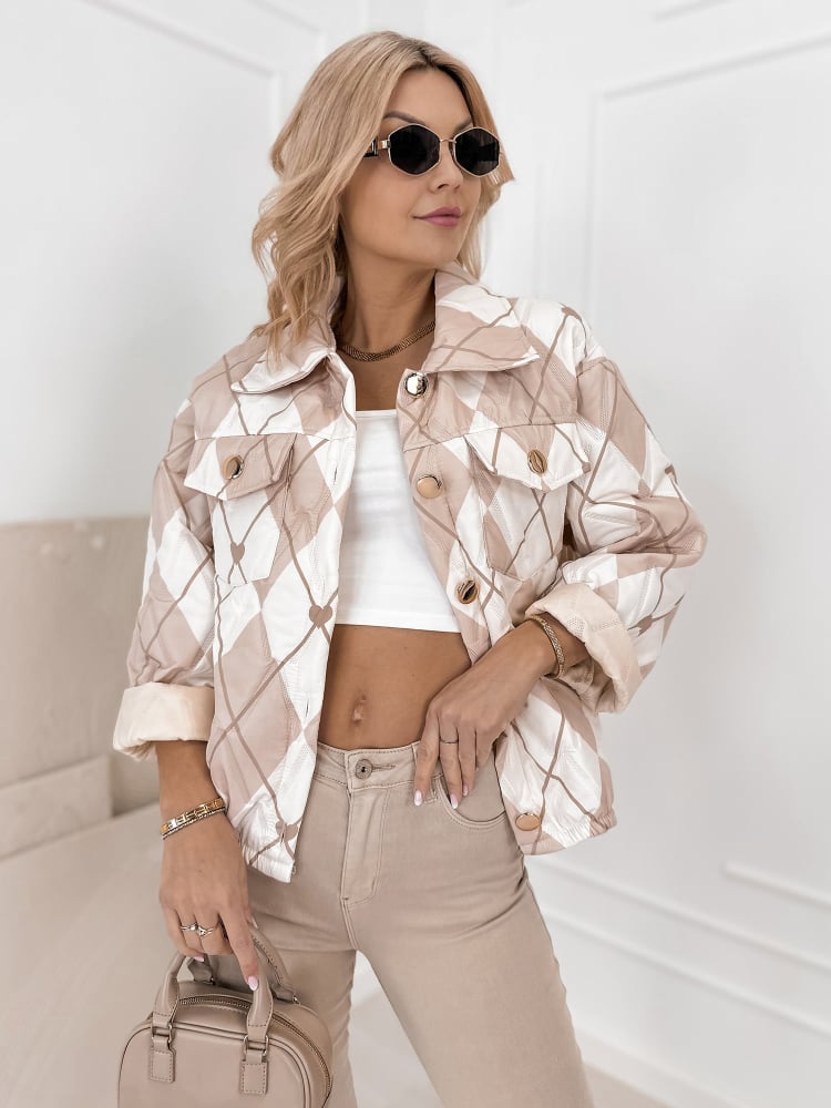 KURTKA ABIGAIL BEŻOWA