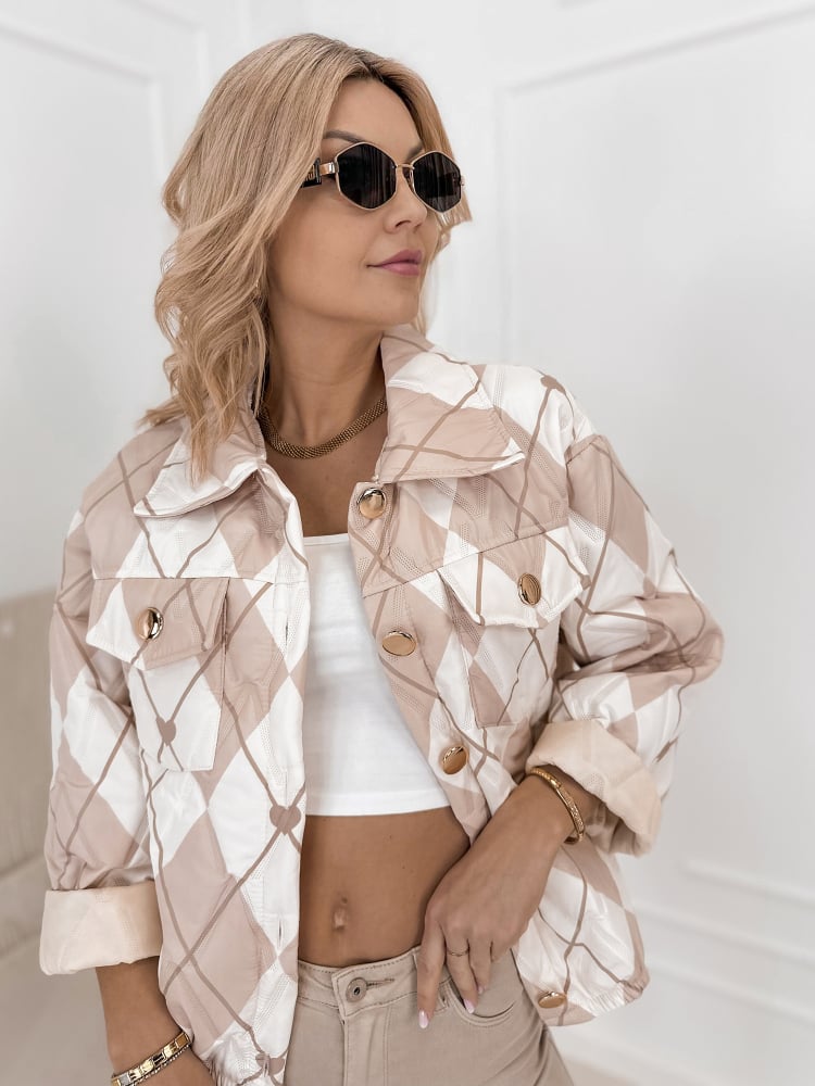 KURTKA ABIGAIL BEŻOWA