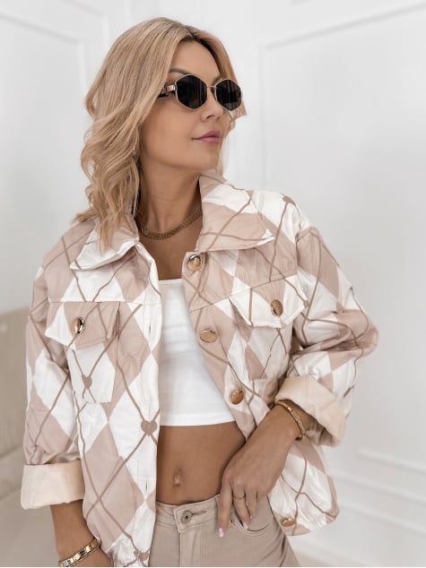 KURTKA ABIGAIL BEŻOWA