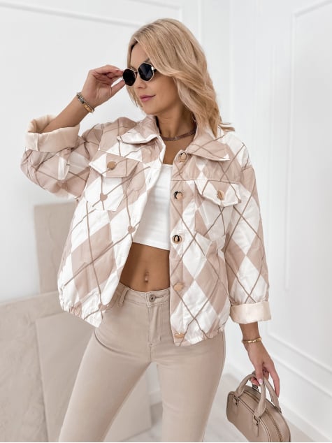 KURTKA ABIGAIL BEŻOWA