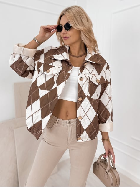 KURTKA ABIGAIL BRĄZOWA