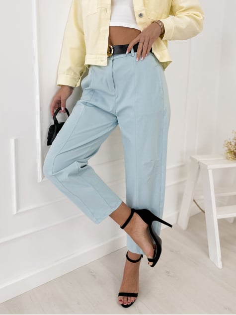 SPODNIE KENZIE BŁĘKITNE