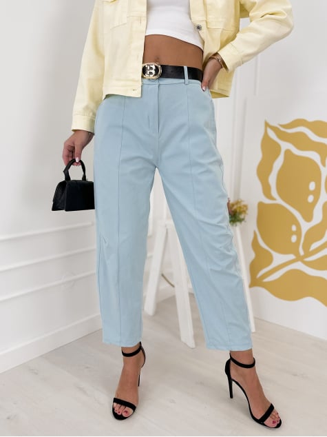SPODNIE KENZIE BŁĘKITNE
