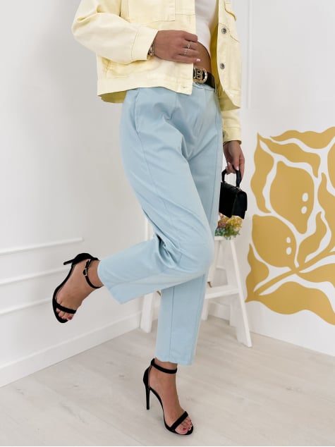 SPODNIE KENZIE BŁĘKITNE