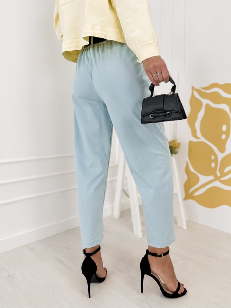 SPODNIE KENZIE BŁĘKITNE