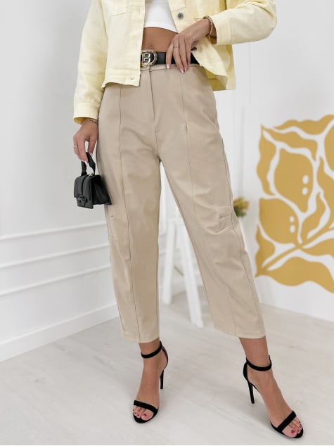SPODNIE KENZIE BEŻOWE