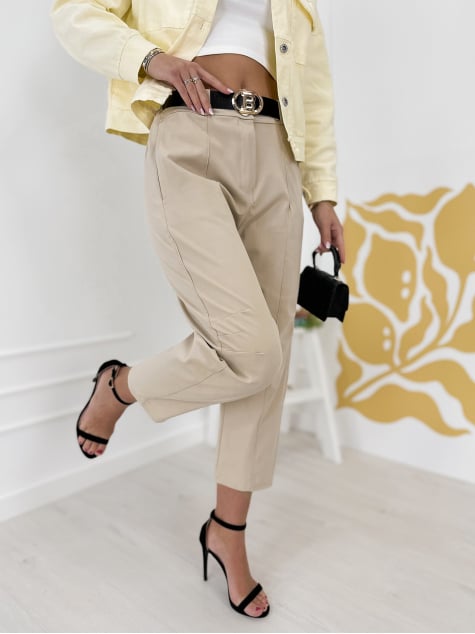 SPODNIE KENZIE BEŻOWE