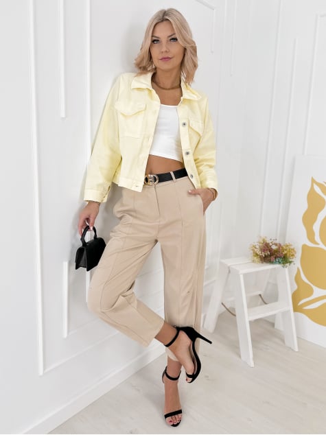 SPODNIE KENZIE BEŻOWE