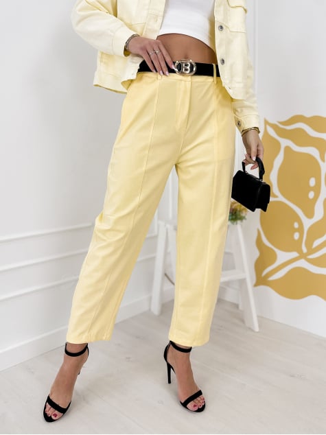 SPODNIE KENZIE ŻÓŁTE