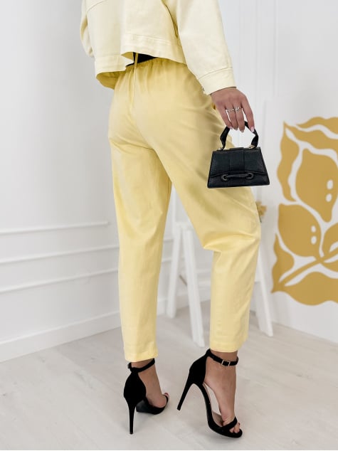 SPODNIE KENZIE ŻÓŁTE