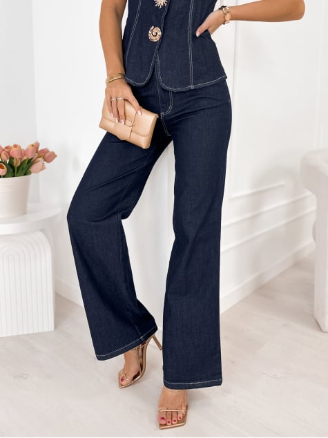 KOMPLET KENDEL JEANSOWY