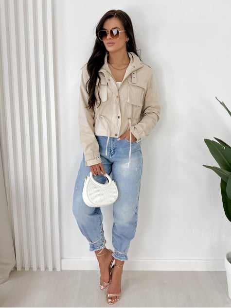 KURTKA HARRIET BEŻOWA