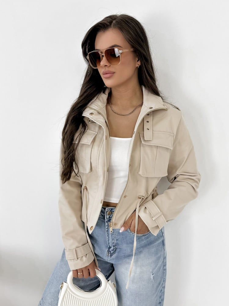 KURTKA HARRIET BEŻOWA