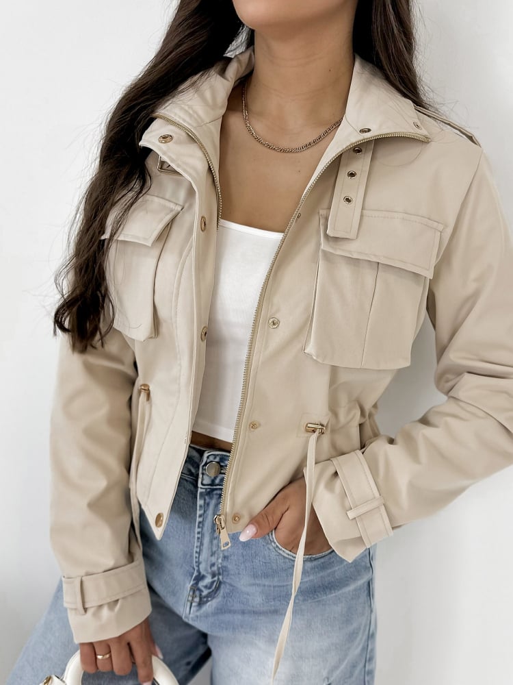 KURTKA HARRIET BEŻOWA