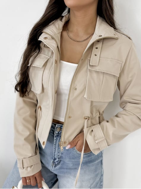 KURTKA HARRIET BEŻOWA