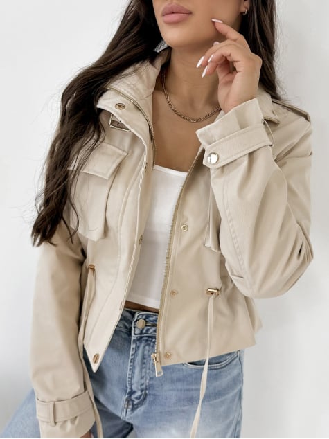 KURTKA HARRIET BEŻOWA