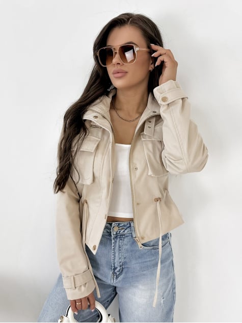 KURTKA HARRIET BEŻOWA
