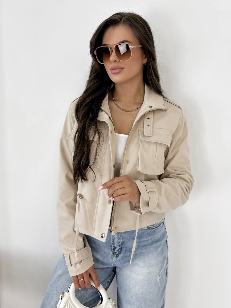 KURTKA HARRIET BEŻOWA