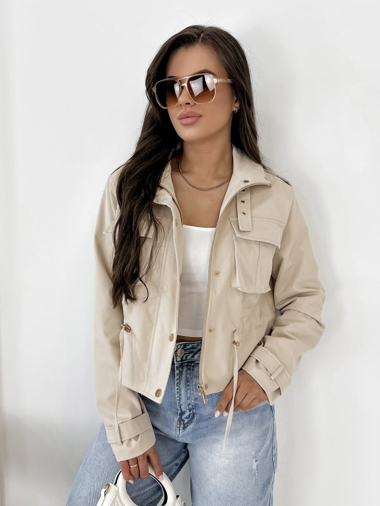 KURTKA HARRIET BEŻOWA