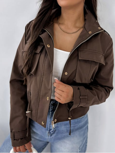 KURTKA HARRIET BRĄZOWA