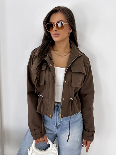KURTKA HARRIET BRĄZOWA
