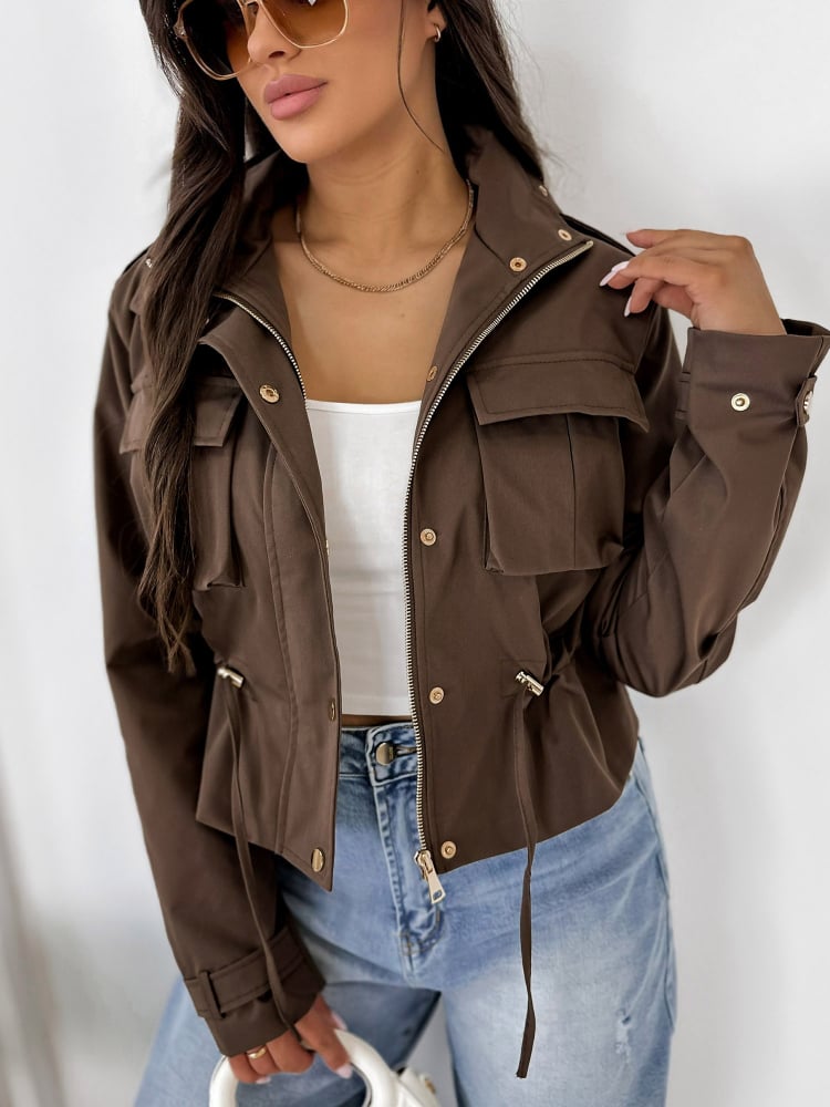 KURTKA HARRIET BRĄZOWA