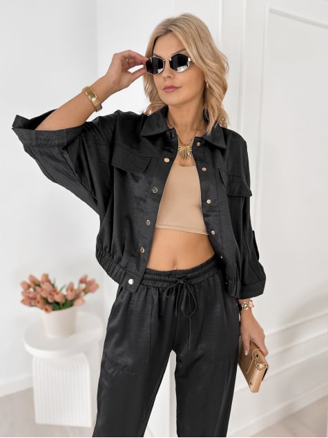 KOMPLET CAMRYN CZARNY