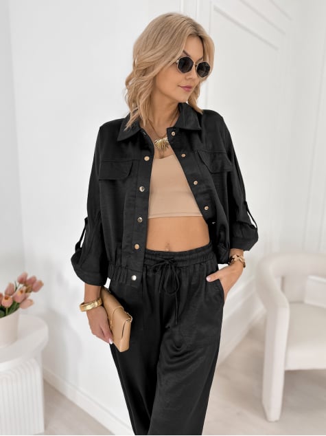 KOMPLET CAMRYN CZARNY