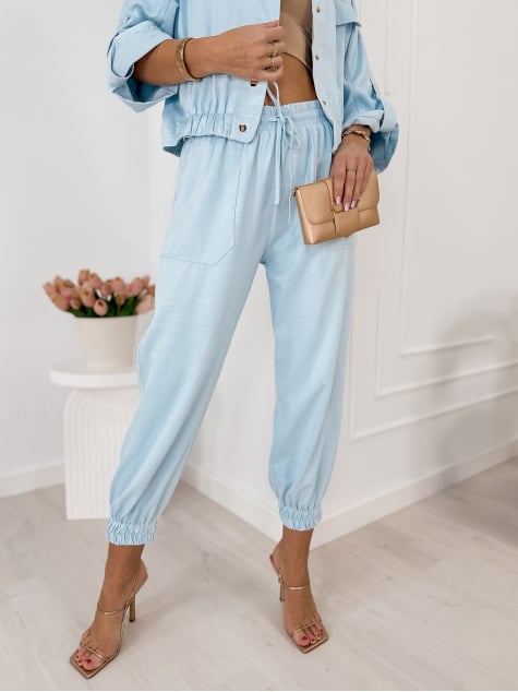 KOMPLET CAMRYN BŁĘKITNY