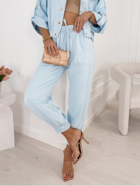 KOMPLET CAMRYN BŁĘKITNY