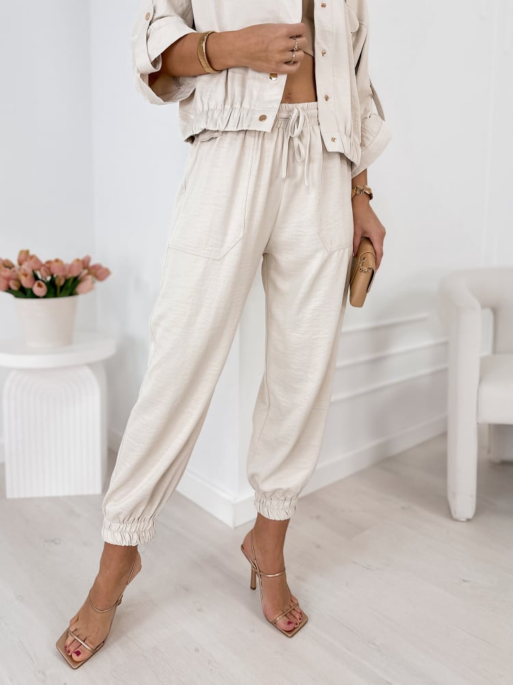 KOMPLET CAMRYN BEŻOWY