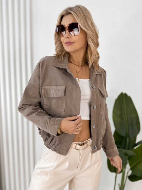 KURTKA PENELOPE CIEMNOBEŻOWA